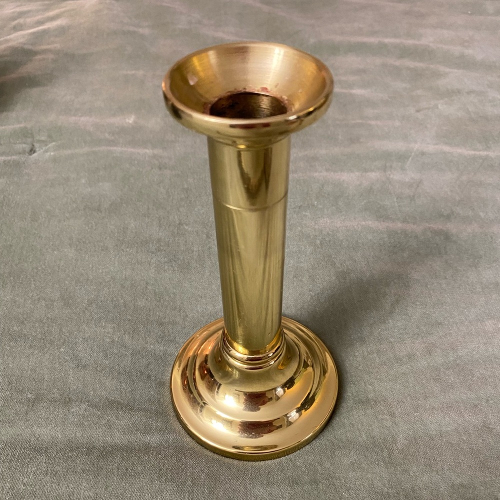 Brass Candlestick Holder taper single OSK